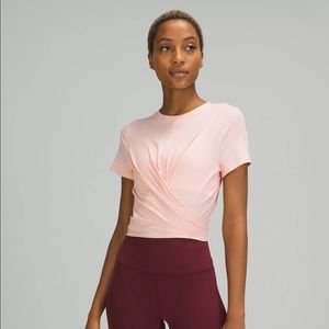 Lululemon Time to Restore Short Sleeve Pink (Size 8)